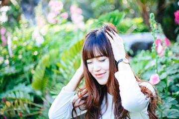 Fototapeta premium Beauty Girl In The Garden #2