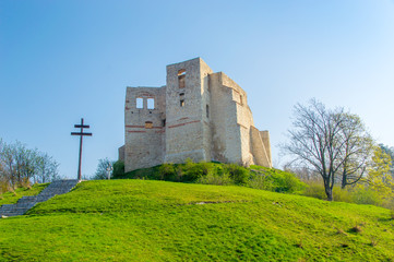 Fototapeta na wymiar Castle in Kazimierz Dolny, Poland.