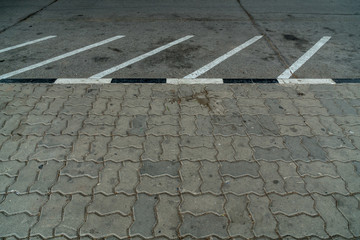 Fototapeta premium Empty bike parking