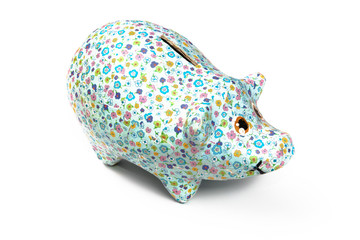 pig made from paper called paper mache to save environment