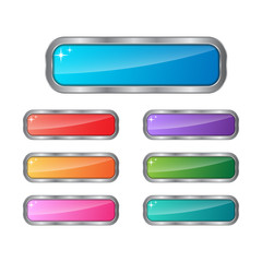 square rounded set vector icon