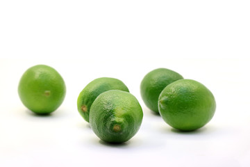 Tropical fresh and delicious lime objects