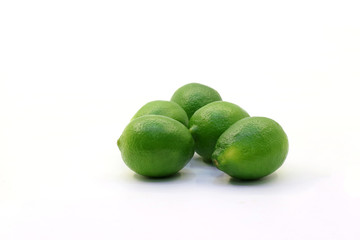 Tropical fresh and delicious lime objects