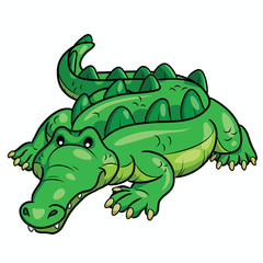 Crocodile Cartoon Cute
Illustration of cute cartoon crocodile.