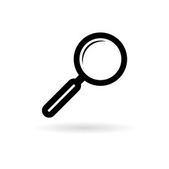 Search icon, Magnifying glass