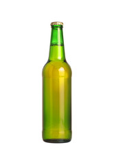 zielona butelka z piwem