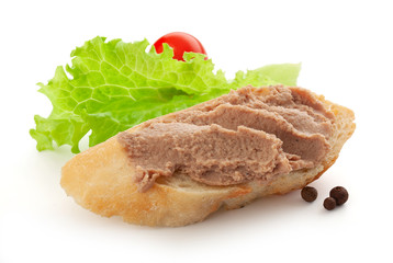 Sandwich with meat pate