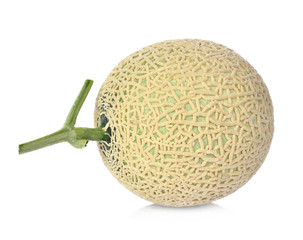 cantaloupe melon isolated on white background