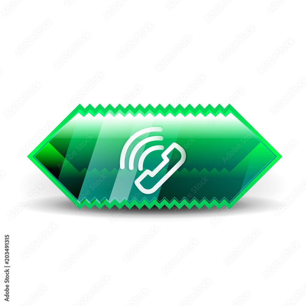 Wall mural vector phone support web button