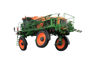 Self-propelled sprayer. Watering machine.