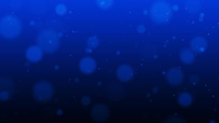 Abstract Blue Defocused Lights Background