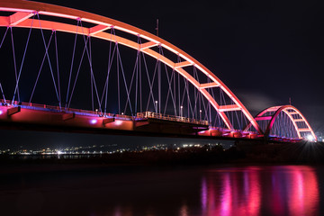 Obraz premium Rainbow Bridge, Palu City, Sulawesi, Indonesia 5