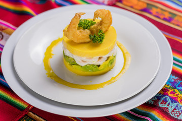Peruvian food: Causa