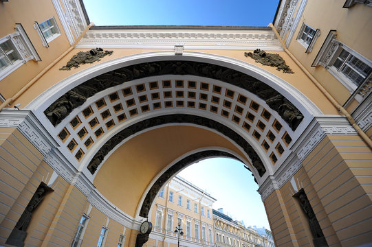 Arch of the General staff in St. Petersburg