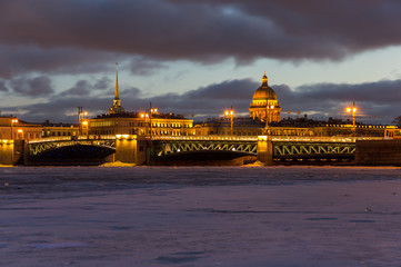 Fototapeta na wymiar Panoramic view of Saint Petersburg, Russia