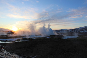 sleeping geysir