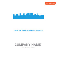 Obraz premium new orleans skyline company logo design