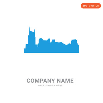 free nashville skyline company logo design