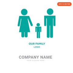 our family company logo design
