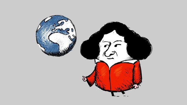 Copernicus, earth and sun