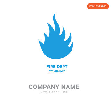 fire dept company logo design