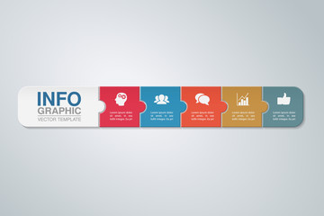 Vector infographic template for diagram, graph, presentation, chart, business concept with 5 options.