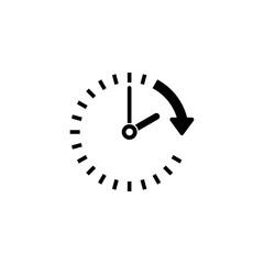 Passage of time vector icon