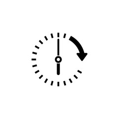 Passage of time vector icon