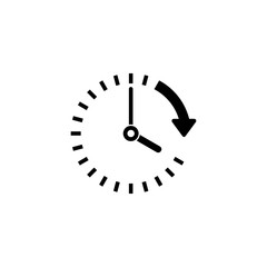 Passage of time vector icon