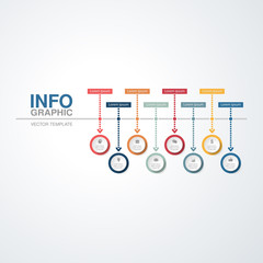 Vector infographic template for diagram, graph, presentation, chart, business concept with 8 options.