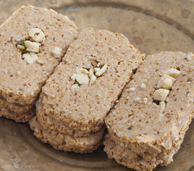 Indian Sweet Gud Kaju Gajak