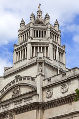 Fototapeta na wymiar Victoria and Albert Museum, tower, South Kensington, London, United Kingdom