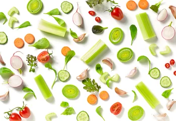 Crédence de cuisine en verre imprimé Légumes various fresh vegetables