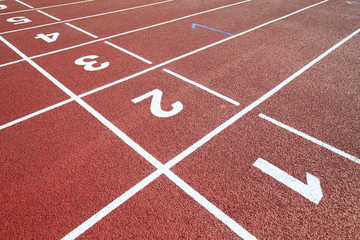 Fototapeta premium Beautiful runway, in track and field