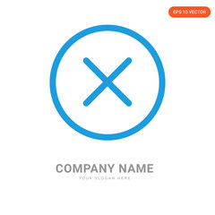 Obraz premium Close company logo design