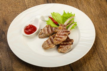 Grilled lamb