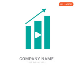 Analytic video company logo design