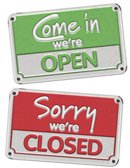 sorry closed - come in