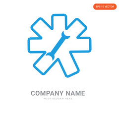 Obraz premium Settings company logo design