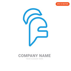 Helmet company logo design