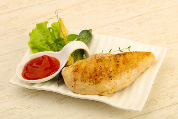 Roasted chicken breast