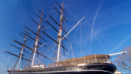 Naklejka premium Historic British sailboat