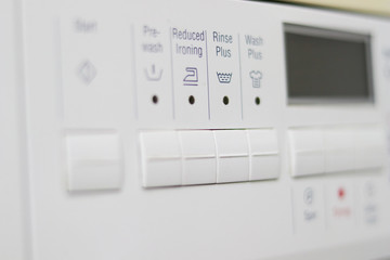 Washing machine panel