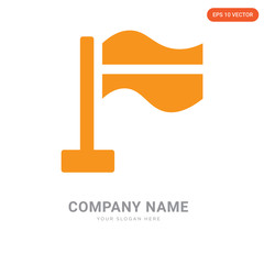 Flag company logo design