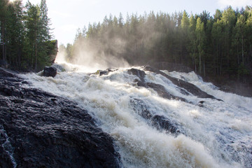 Karelia rivers and waterfalls