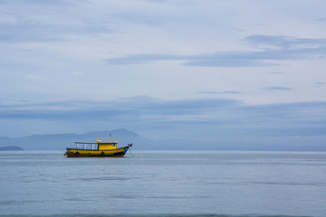 Obraz premium Atlantic Ocean, Canasvieiras, Florianopolis, Santa Catarina, Brazil