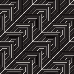 Vector seamless pattern. Modern stylish abstract texture. Repeating geometric tiles..