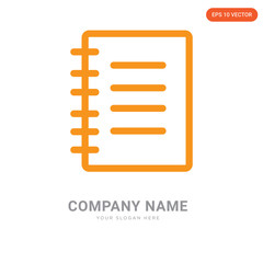 Fototapeta premium Notebook company logo design