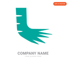 Fototapeta premium Foot Bones company logo design
