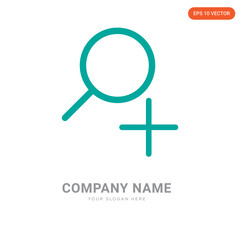 Fototapeta premium Zoom company logo design